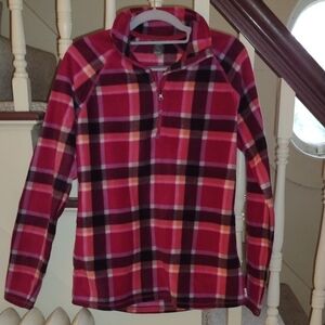NWT Eddie Bauer Plaid Fleece, S.